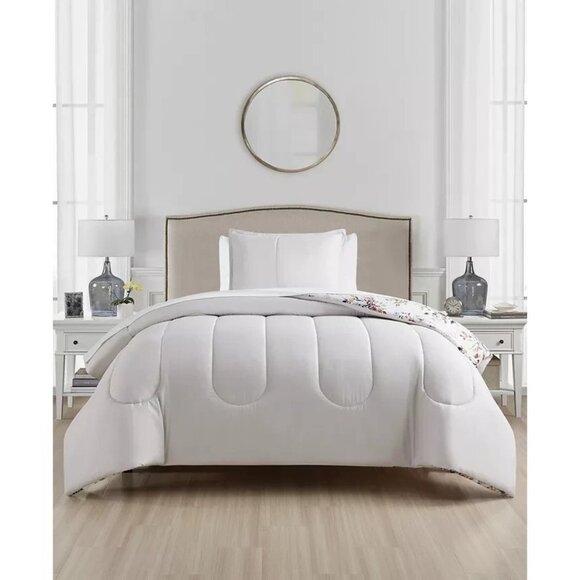 Sunham Hill Garden 3Pc Floral Comforter Set Full Queen MSRP $80 - Picture 2 of 5